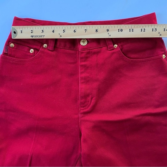Vintage‎ Lauren Ralph Lauren Jeans Co. Women's High Rise Mom Jeans Size 4 Red - Picture 6 of 7